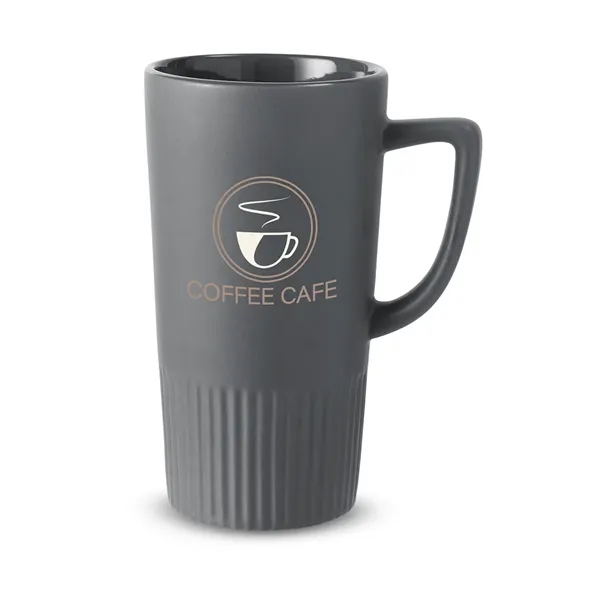 20 ounce ceramic mug with textured base, glossy interior and matte... from ASI 79530 Prime Line