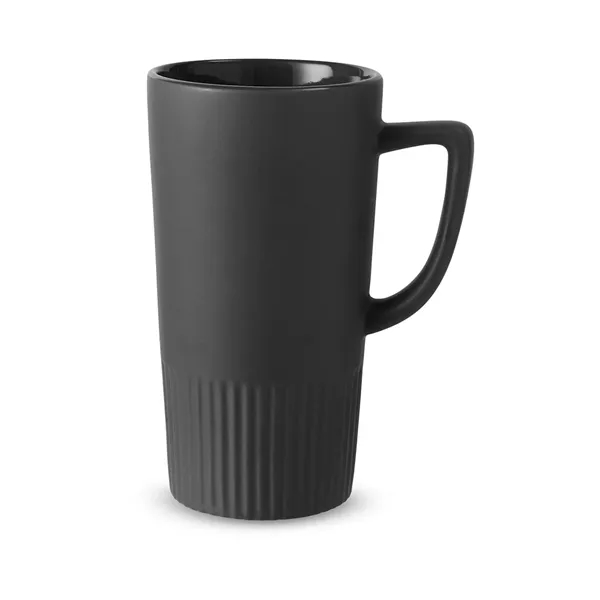 20 ounce ceramic mug with textured base, glossy interior and matte... from ASI 79530 Prime Line