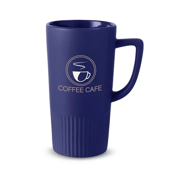 20 ounce ceramic mug with textured base, glossy interior and matte... from ASI 79530 Prime Line