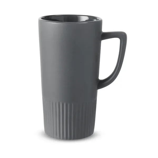 20 ounce ceramic mug with textured base, glossy interior and matte... from ASI 79530 Prime Line