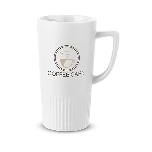 20 ounce ceramic mug with textured base, glossy interior and matte... from ASI 79530 Prime Line