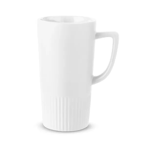 20 ounce ceramic mug with textured base, glossy interior and matte... from ASI 79530 Prime Line