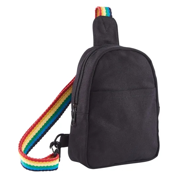 b.free Rainbow Pride Recycled Cotton Crossbody...... from ASI 79530 Prime Line
