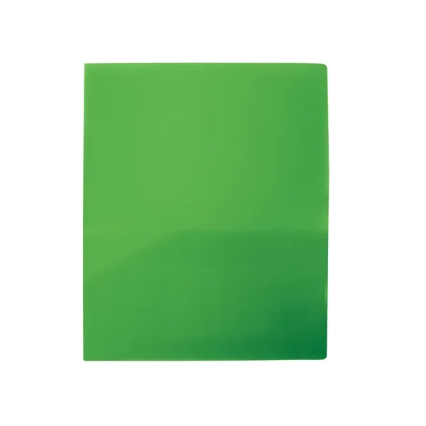 0.3 mm polypropylene folder with 2 pockets and two small clear... from ASI 79530 Prime Line