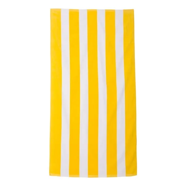 Striped 100% cotton velour towel... from ASI 84358 S&S Activewear
