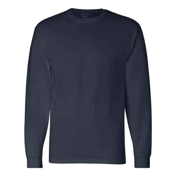 Imported 100% cotton long sleeve T-shirt with taped crew neck, rib... from ASI 84358 S&S Activewear