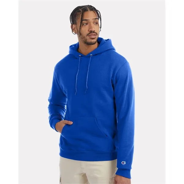 Moisture-wicking pullover hoodie with two-ply hood, dyed-to-match drawcord, and front pouch... from ASI 84358 S&S Activewear