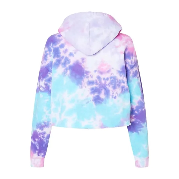 Colortone Tie-Dyed Crop Hooded Sweatshirt... from ASI 84358 S&S Activewear