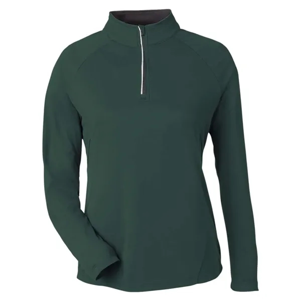 CORE365 Women's Origin Performance Pique Quarter-Zip... from ASI 84358 S&S Activewear