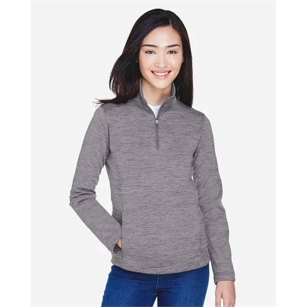 DJ Classic Women's Newbury Melange Fleece Quarter-Zip Pul...... from ASI 84358 S&S Activewear