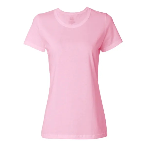 Women's  short sleeve t-shirt. 5.0 oz., pre-shrunk 100% cotton. Blank... from ASI 84358 S&S Activewear