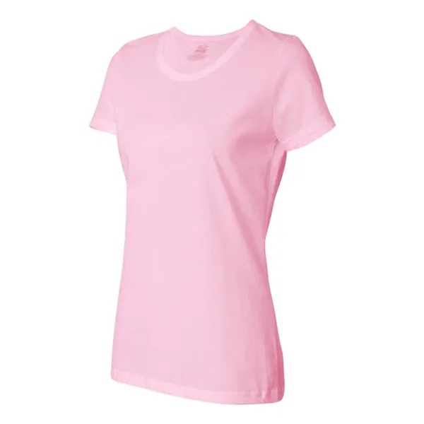 Women's  short sleeve t-shirt. 5.0 oz., pre-shrunk 100% cotton. Blank... from ASI 84358 S&S Activewear