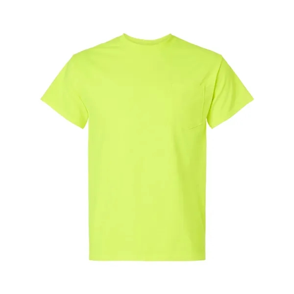 Adult T-shirt with a pocket of 6.0 oz preshrunk 100% cotton.... from ASI 84358 S&S Activewear