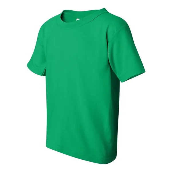 Youth 5.3 oz pre-shrunk, 100% heavy cotton t-shirt. Blank product.... from ASI 84358 S&S Activewear