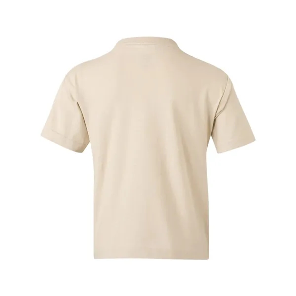 Youth 5.3 oz pre-shrunk, 100% heavy cotton t-shirt. Blank product.... from ASI 84358 S&S Activewear