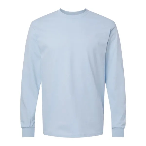 Heavy 100% cotton long sleeve 5.3 oz t-shirt. Blank product.... from ASI 84358 S&S Activewear
