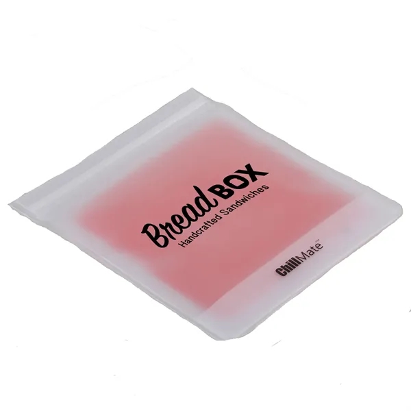 Reusable sandwich bag made of EVA with a ziplock closure on... from ASI 52840 Evans Manufacturing