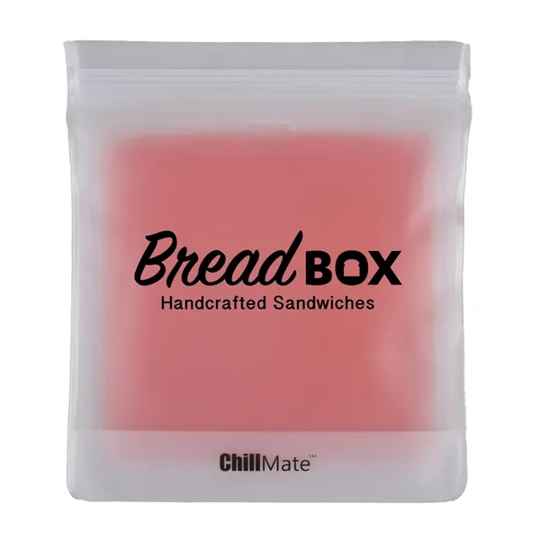 Reusable sandwich bag made of EVA with a ziplock closure on... from ASI 52840 Evans Manufacturing