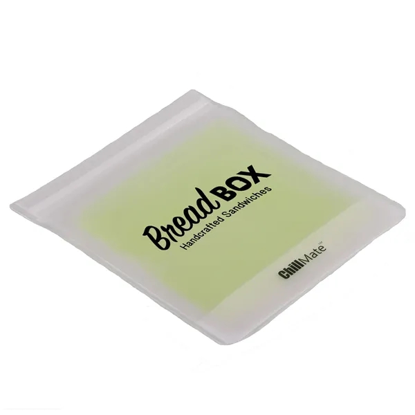 Reusable sandwich bag made of EVA with a ziplock closure on... from ASI 52840 Evans Manufacturing