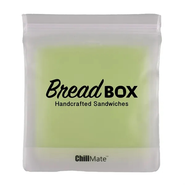 Reusable sandwich bag made of EVA with a ziplock closure on... from ASI 52840 Evans Manufacturing