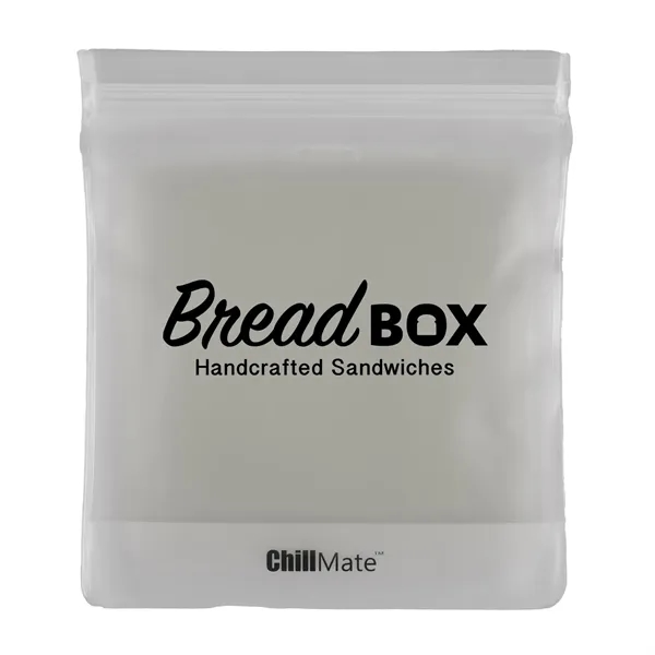 Reusable sandwich bag made of EVA with a ziplock closure on... from ASI 52840 Evans Manufacturing