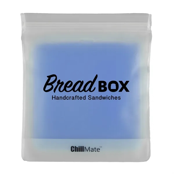 Reusable sandwich bag made of EVA with a ziplock closure on... from ASI 52840 Evans Manufacturing