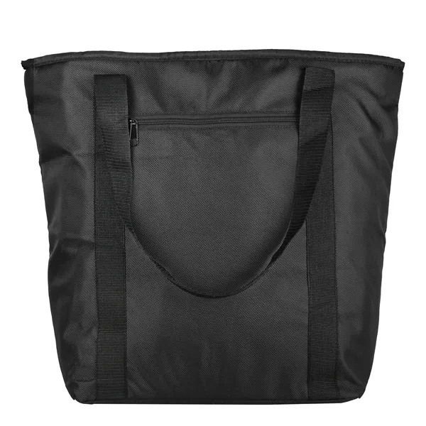 Cooler tote bag with zippered top closure, insulated interior and 25"... from ASI 52840 Evans Manufacturing