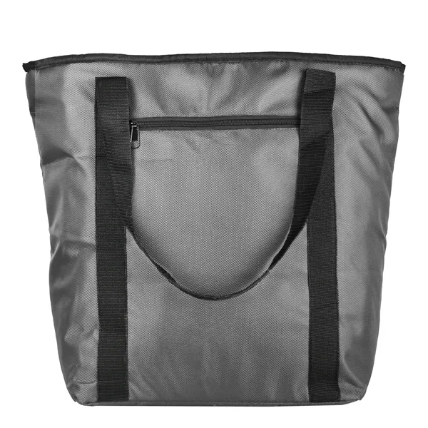Cooler tote bag with zippered top closure, insulated interior and 25"... from ASI 52840 Evans Manufacturing