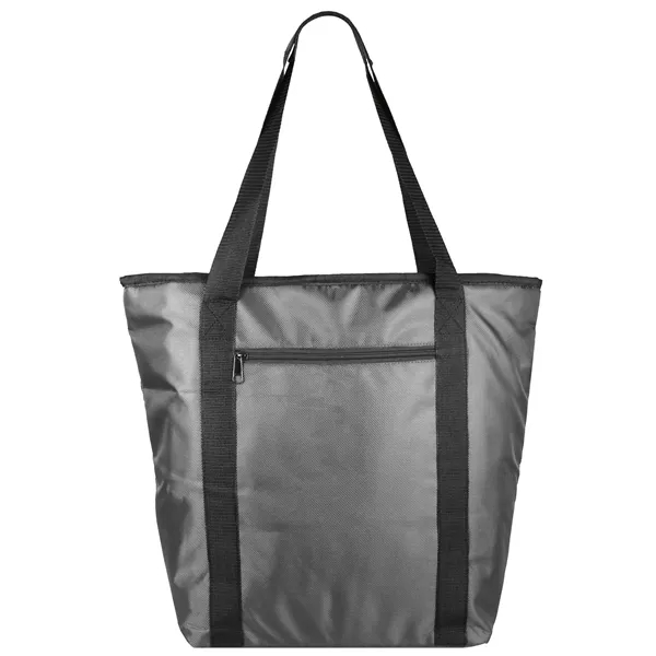 Cooler tote bag with zippered top closure, insulated interior and 25"... from ASI 52840 Evans Manufacturing