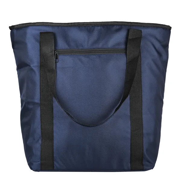 Cooler tote bag with zippered top closure, insulated interior and 25"... from ASI 52840 Evans Manufacturing