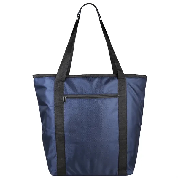 Cooler tote bag with zippered top closure, insulated interior and 25"... from ASI 52840 Evans Manufacturing