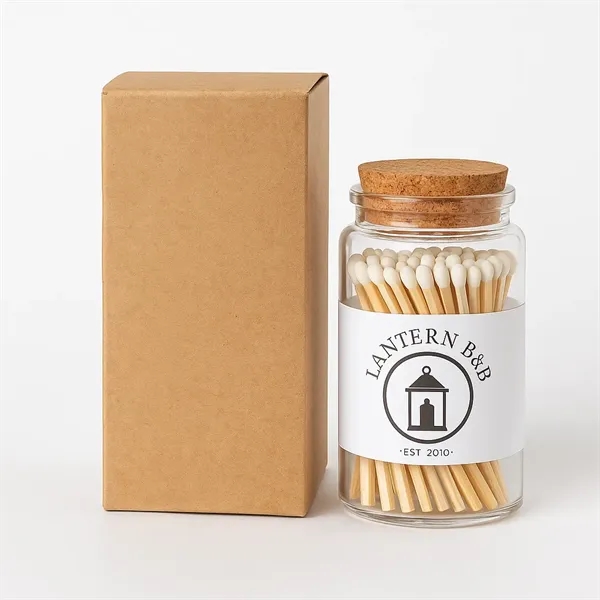 Matchsticks in Glass Jar with Logo... from ASI 89971 Stuff A Mug
