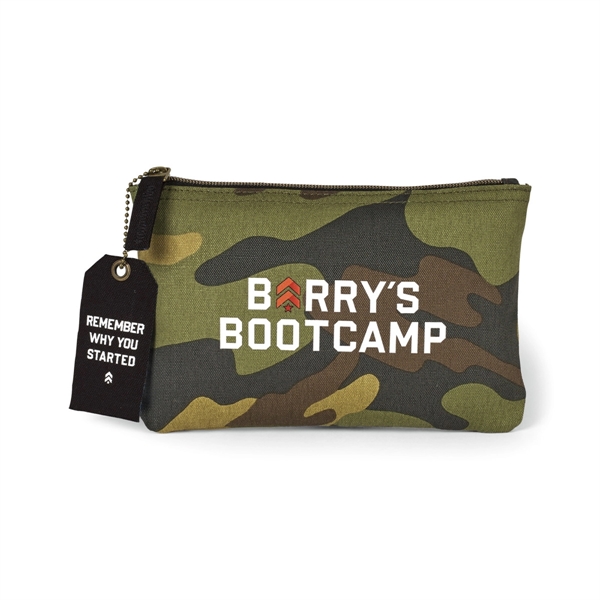 Cotton pouch with top zippered closure and interior pocket divider.... from ASI 56070 Gemline / Gemline®