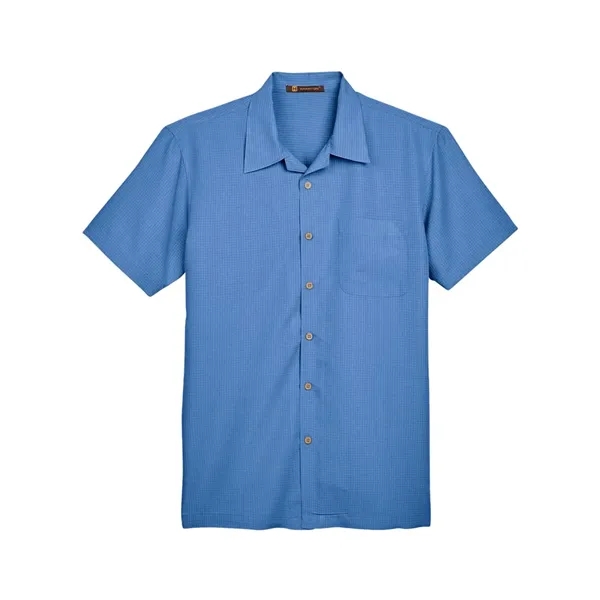 Harriton Barbados Textured Camp Shirt... from ASI 84358 S&S Activewear