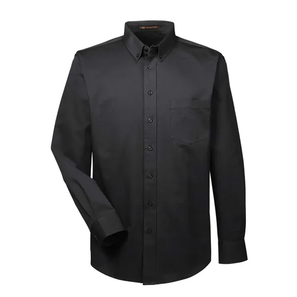 Harriton Foundation Cotton Twill Dress Shirt with Teflon... from ASI 84358 S&S Activewear