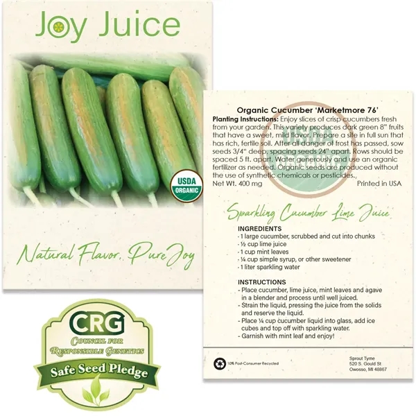 Seed packets with your choice from 42 high quality flower, vegetable... from ASI 54100 Fields Manufacturing Inc / Sprout Tyme Line by American Greenwood