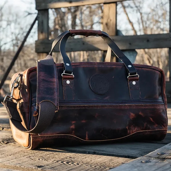 USA Made Bison Leather Tote Bag made from genuine bison leather... from ASI 46170 Compass Industries Inc