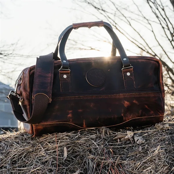 USA Made Bison Leather Tote Bag made from genuine bison leather... from ASI 46170 Compass Industries Inc