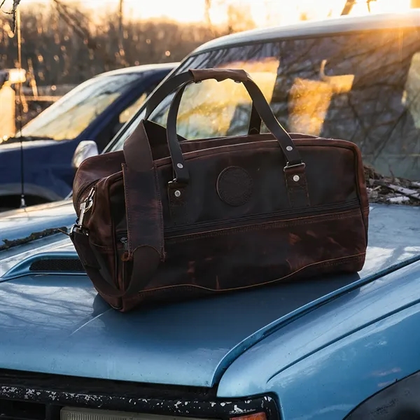 USA Made Bison Leather Tote Bag made from genuine bison leather... from ASI 46170 Compass Industries Inc