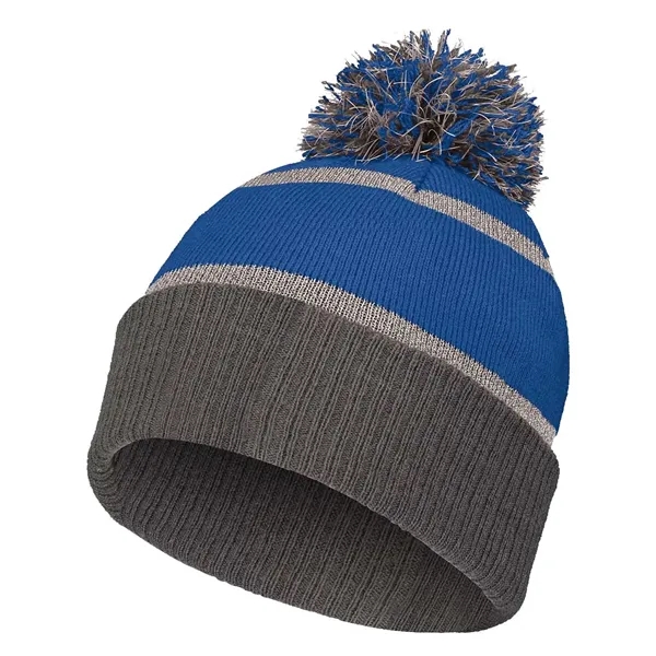 Holloway 8 1/2" Reflective Knit Beanie... from ASI 84358 S&S Activewear