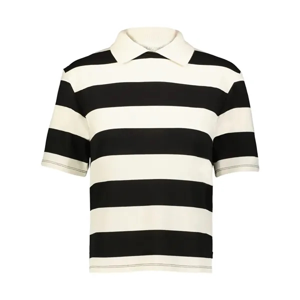 Holloway Women's Prep Street Rugby Crop T-Shirt... from ASI 84358 S&S Activewear