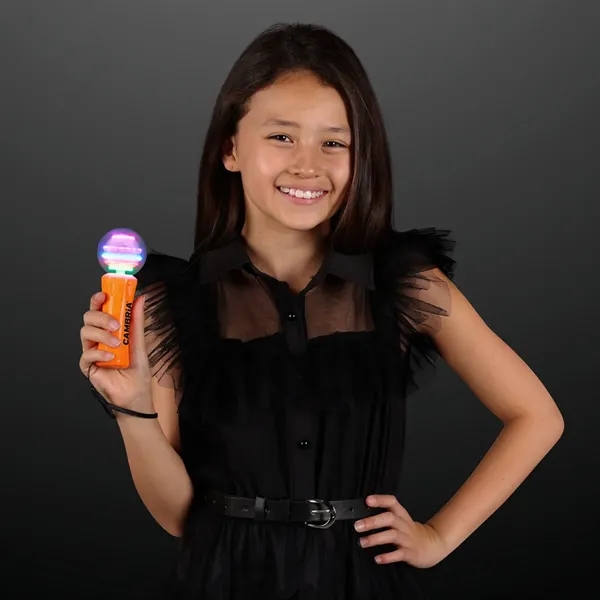 Pumpkin Treats Spin Wand, Halloween Safety Lights; Blank & Imprinted Pricing... from ASI 34194 ALightPromos