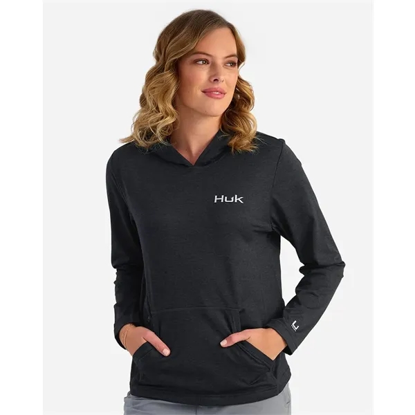 HUK Women's Coldfront+ Hooded Sweatshirt... from ASI 84358 S&S Activewear
