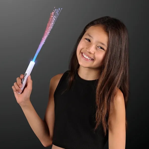 Blank or imprinted. Flashing stock wand with sparkle fibers.... from ASI 34194 ALightPromos / Alight Promotional Products