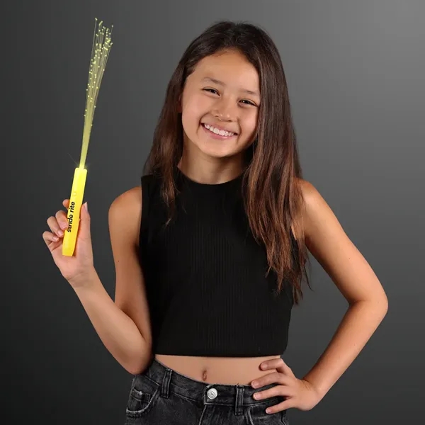 Blank or imprinted. Flashing stock wand with sparkle fibers.... from ASI 34194 ALightPromos / Alight Promotional Products