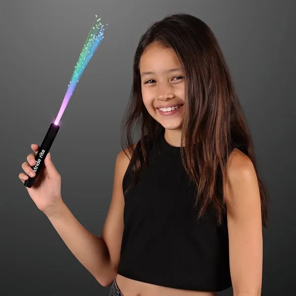Blank or imprinted. Flashing stock wand with sparkle fibers.... from ASI 34194 ALightPromos / Alight Promotional Products