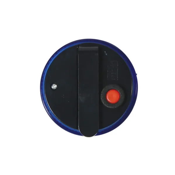 Round shaped button with sturdy clip for attachment and blinking light.... from ASI 79530 Prime Line