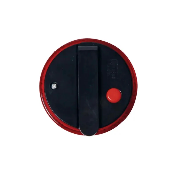 Round shaped button with sturdy clip for attachment and blinking light.... from ASI 79530 Prime Line