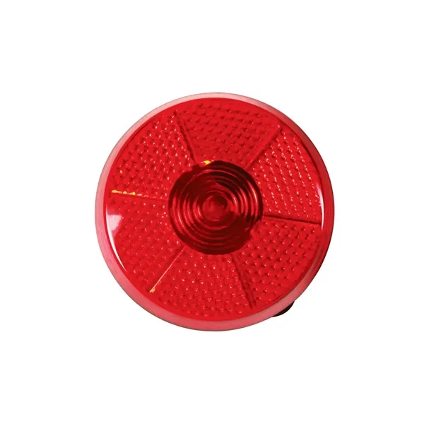 Round shaped button with sturdy clip for attachment and blinking light.... from ASI 79530 Prime Line