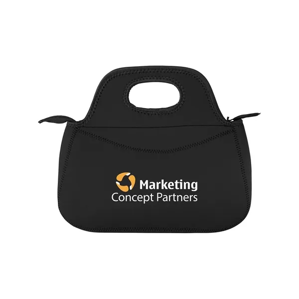 Neoprene lunch pouch with padded zipper closure and wide comfort handles.... from ASI 79530 Prime Line